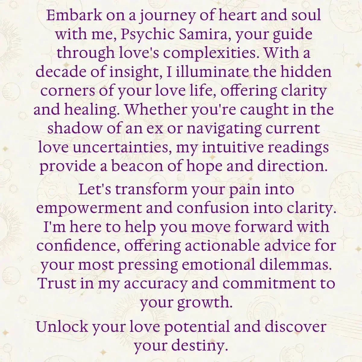 Full In-Depth Psychic Reading by Samira thumbnail-image-7