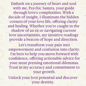 Full In-Depth Psychic Reading by Samira thumbnail-image-7