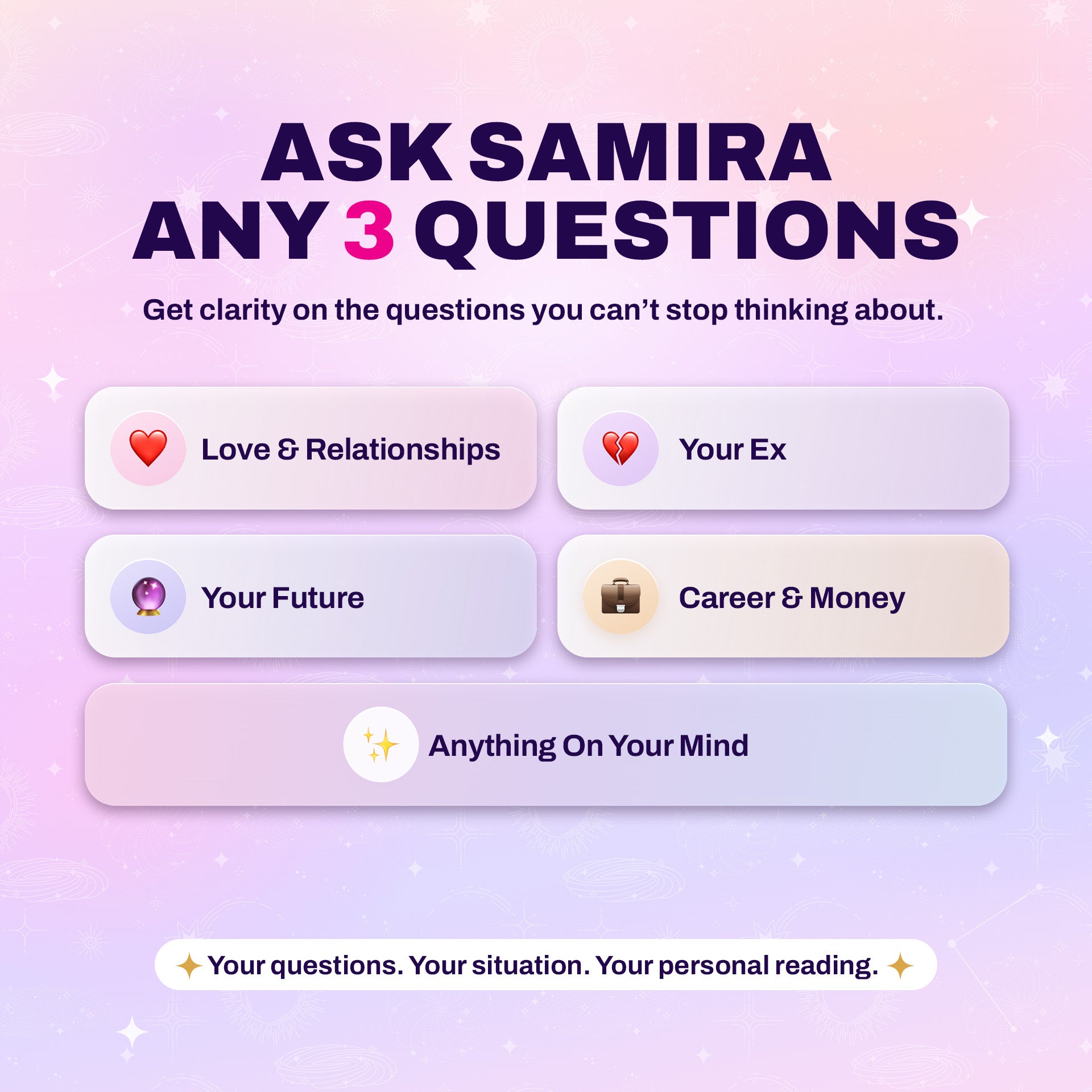 Full Psychic Reading by Samira thumbnail-image-3